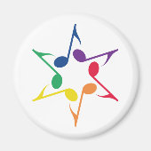 Lakeside Pride Star Koelkastmagneet Magneet (Voorkant)