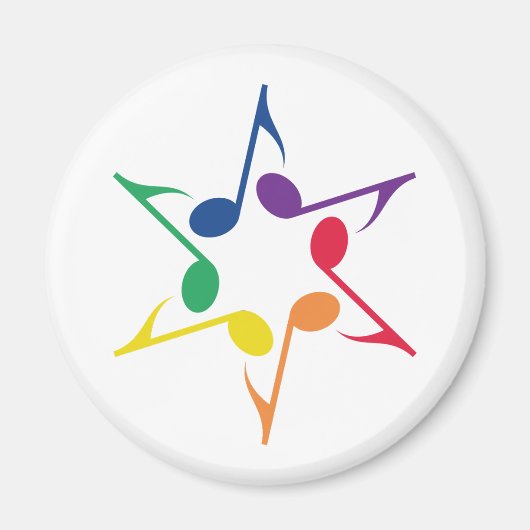 Lakeside Pride Star Koelkastmagneet Magneet (Voorkant)