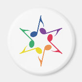 Lakeside Pride Star Koelkastmagneet Magneet (Voorkant)