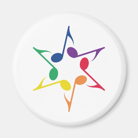 Lakeside Pride Star Koelkastmagneet Magneet (Voorkant)