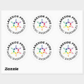 Lakeside Pride Sticker - Circle Design (Vel)