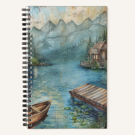Lakeside Retreat 5,5 inch x 8,5 inch spiraalvormig Notitieboek