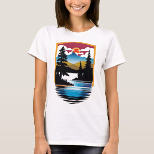 Lakeside Retreat - rustige Natuur T-shirt