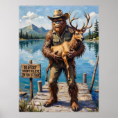 Lakeside Skeptic: Bigfoot's Dockside Companion Poster (Voorkant)