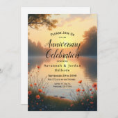 Lakeside Twilight Whispers bij het water Kaart (Voorkant / Achterkant)