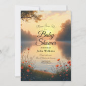 Lakeside Twilight Whispers bij het water Kaart (Voorkant)