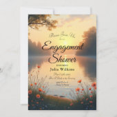 Lakeside Twilight Whispers bij het water Kaart (Voorkant)