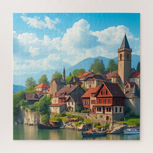 Lakeside Village Legpuzzel (Verticaal)