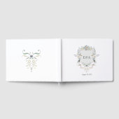 Lakeside Wedding Monogram Crest Gastenboek (Volledig)