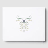 Lakeside Wedding Monogram Crest Gastenboek (Achterkant)