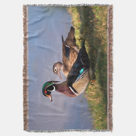 Lakeside, Wood Duck Deken (Voorkant Verticaal)