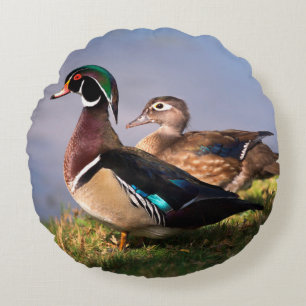 Lakeside, Wood Duck Rond Kussen