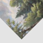 Lakeside zwanen - Decoupage - Tissuepapier (Detail)