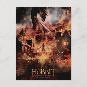 Laketown Ablaze met SMAUG™ en BARD DE BOWMAN™ Briefkaart