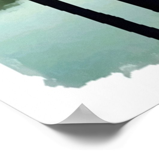 Lakeview Abstract Poster (Hoek)