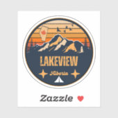 Lakeview, Alberta Sticker (Vel)