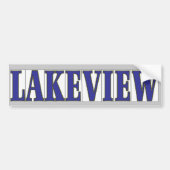 LAKEVIEW BUMPERSTICKER (Voorkant)