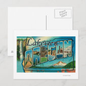 Lakeview, Oregon - Grote letterscènes Briefkaart (Voorkant / Achterkant)