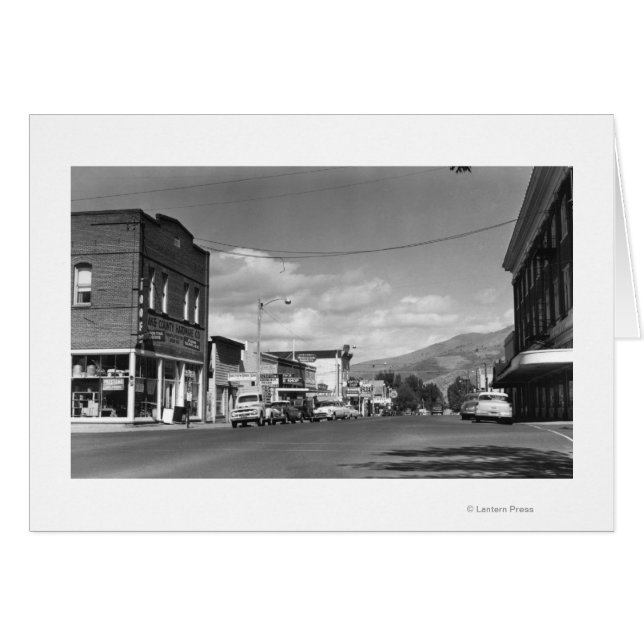 Lakeview, Oregon Main Street Uitzicht Foto #2 (Voorkant Horizontaal)