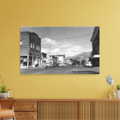 Lakeview, Oregon Main Street Uitzicht Foto #2 Canvas Afdruk (Insitu (Woonkamer))