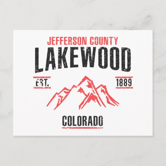 Lakewood Briefkaart (Voorkant)