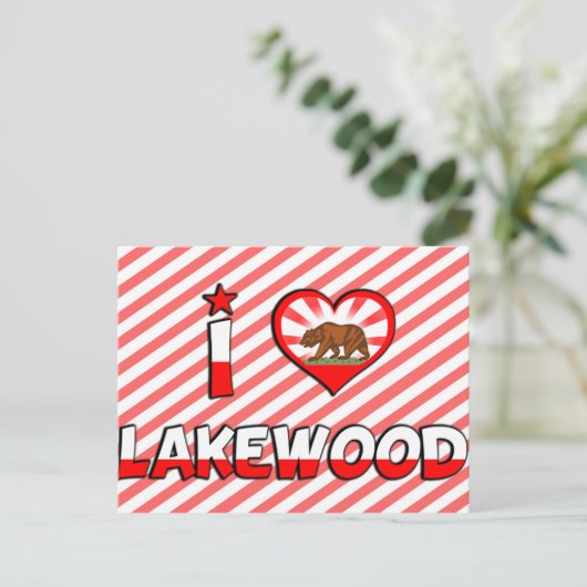 Lakewood, CA Briefkaart (Staand voorkant)