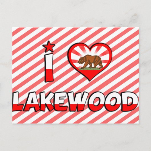 Lakewood, CA Briefkaart (Voorkant)
