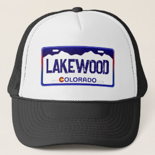 Lakewood Colorado blauw licentie bord pet