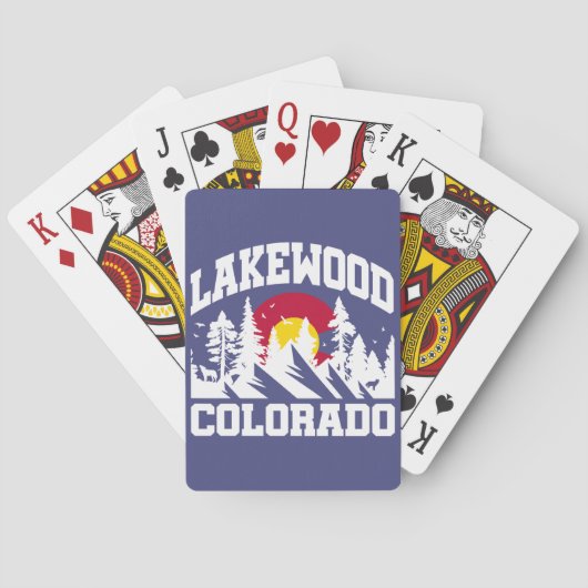Lakewood, Colorado Pokerkaarten (Achterkant)
