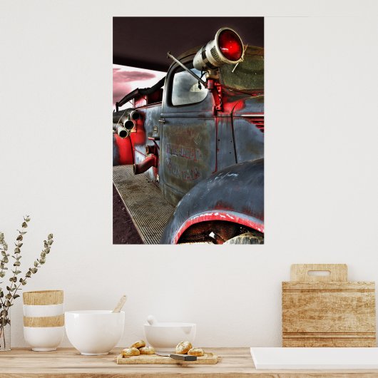 Lakewood Mountair Fire Dept. Poster (Keuken)