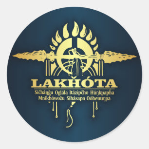 Lakhota Ronde Sticker