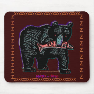 Lakhotah Land-zwart-beer, "MATO" en zalm Muismat