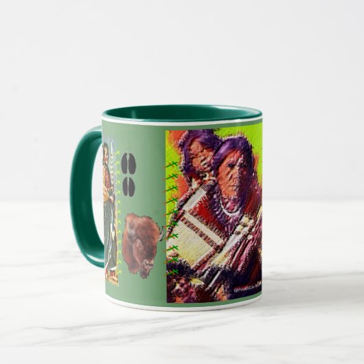 Lakhotah MIMEYA-Old Lakhotah Life CUP. Mok (Voorkant links)