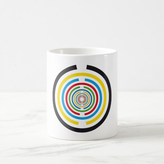 Lakhovsky vitality disk, MWO Tesla antenne, scalar Koffiemok (Center)