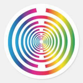 Lakhovsky vitality disk, MWO Tesla antenne, scalar Ronde Sticker