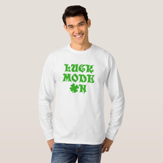 Lakmodus op T-shirt (Voorkant volledig)