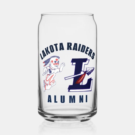 Lakota Alumni Blikvorm Glas (Voorkant)