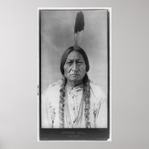 Lakota American Indian Chief Sitting Bull Poster
