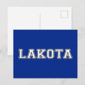 Lakota Briefkaart (Voorkant / Achterkant)