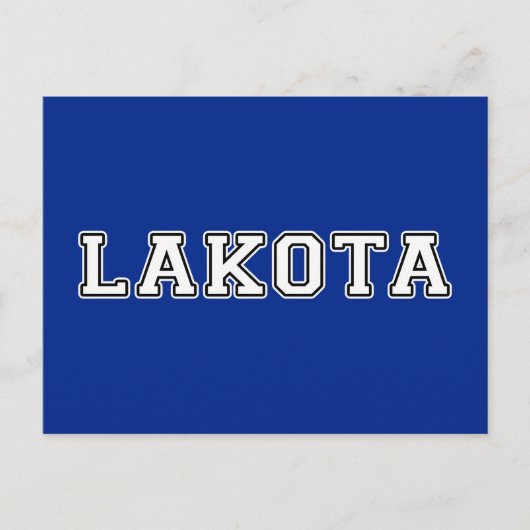 Lakota Briefkaart (Voorkant)