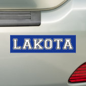 Lakota Bumpersticker (Op auto)
