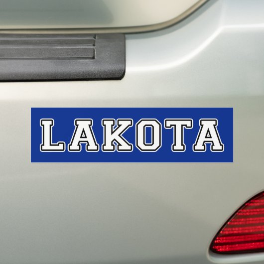 Lakota Bumpersticker (Op auto)