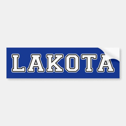Lakota Bumpersticker (Voorkant)