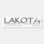 Lakota Campaign Fot Independence Bumpersticker (Voorkant)