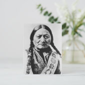 Lakota Chief Surrender: Sitting Bull Fort Buford Briefkaart (Staand voorkant)