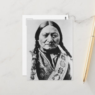 Lakota Chief Surrender: Sitting Bull Fort Buford Briefkaart