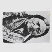 Lakota Chief Surrender: Sitting Bull Fort Buford Golfhanddoek (Horizontaal)