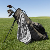 Lakota Chief Surrender: Sitting Bull Fort Buford Golfhanddoek (Groen)