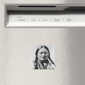Lakota Chief Surrender: Sitting Bull Fort Buford Magneet (Insitu (Vaatwasser))