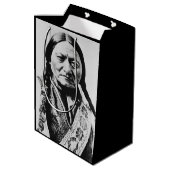 Lakota Chief Surrender: Sitting Bull Fort Buford Medium Cadeauzakje (Achterkant Gekanteld)
